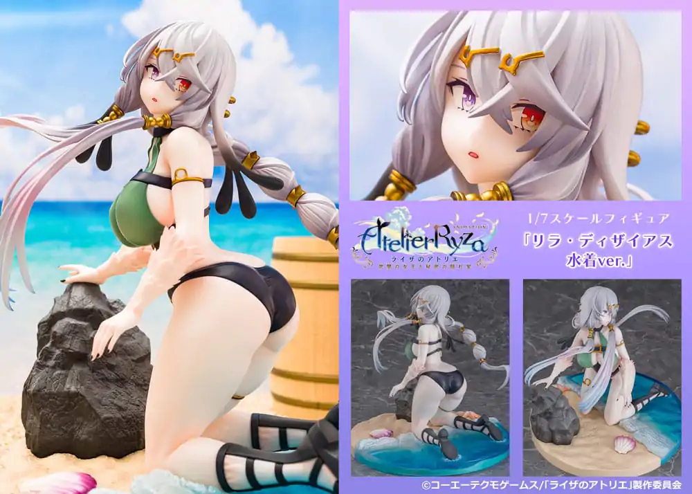 Atelier Ryza: Ever Darkness & the Secret Hideout PVC Soška 1/7 Lila Decyrus Swimsuit Ver. 17 cm fotografii produktu