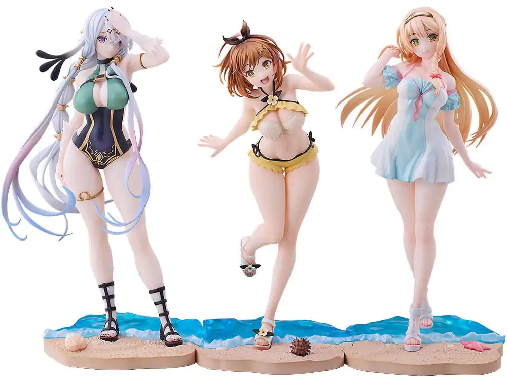 Atelier Ryza: Ever Darkness & the Secret Hideout PVC sošky 3-Pack 1/7 Ryza, Klaudia, Lila: Swimsuit Ver. fotografii produktu