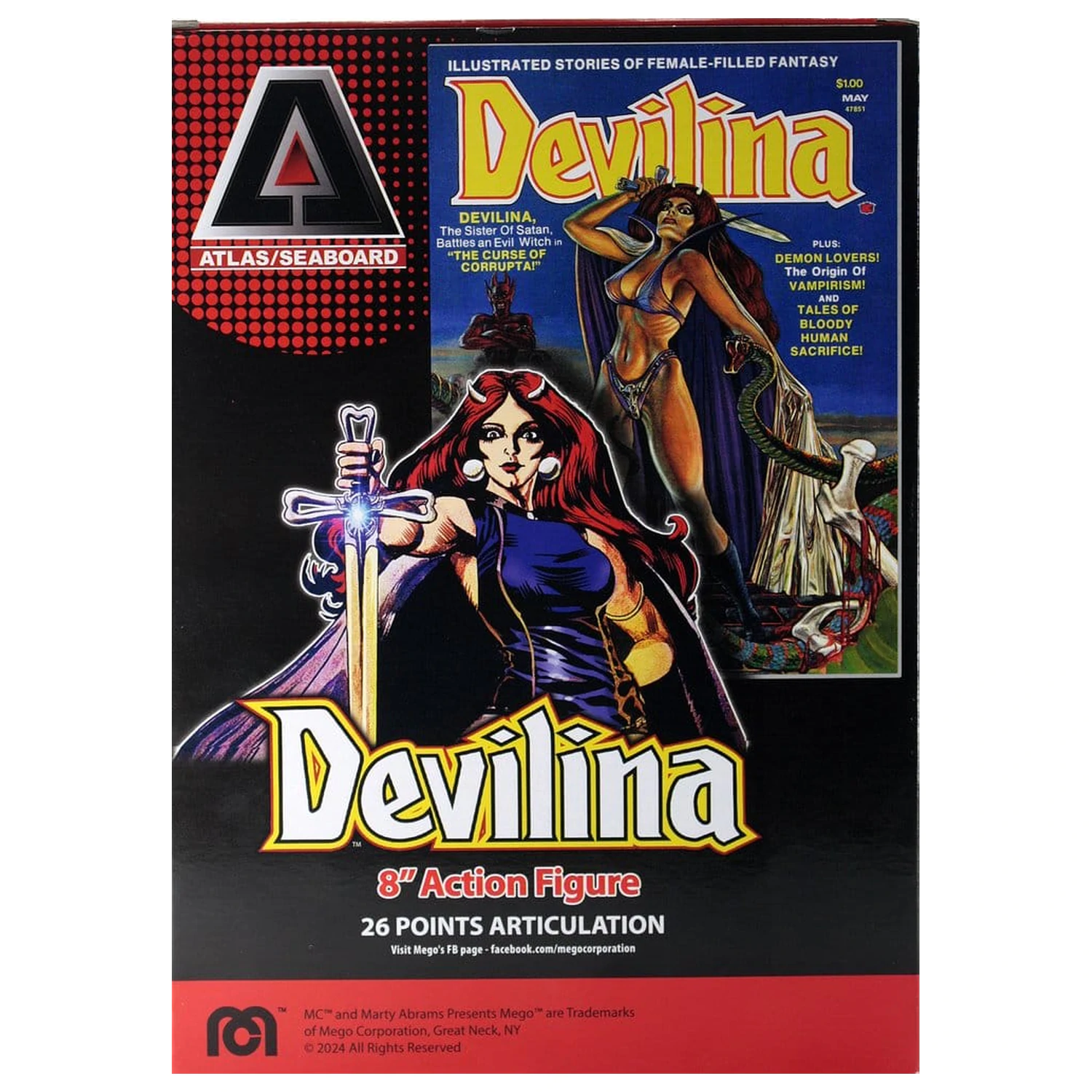 Atlas Comics Action Figure Devilina 20 cm fotografii produktu