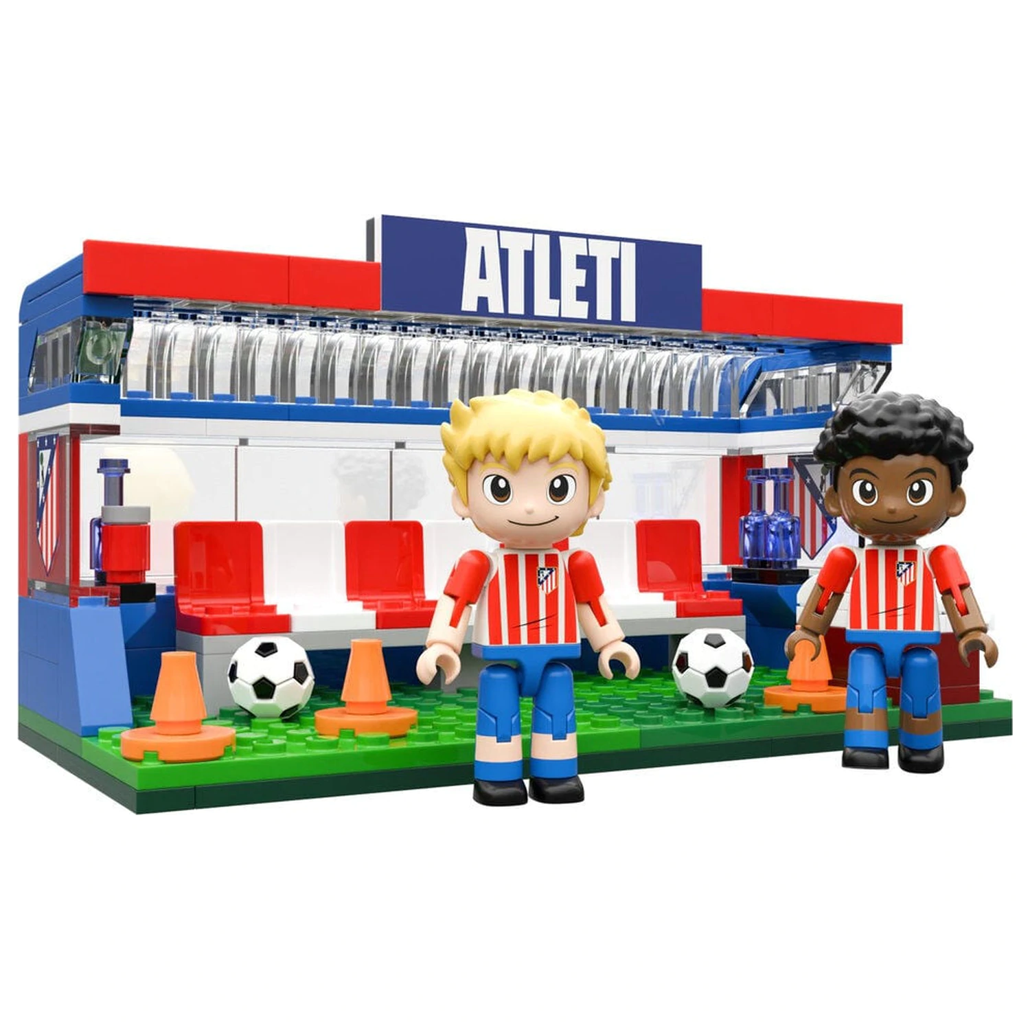 Sada laviček Atletico de Madrid s figurkami 184 kusů fotografii produktu