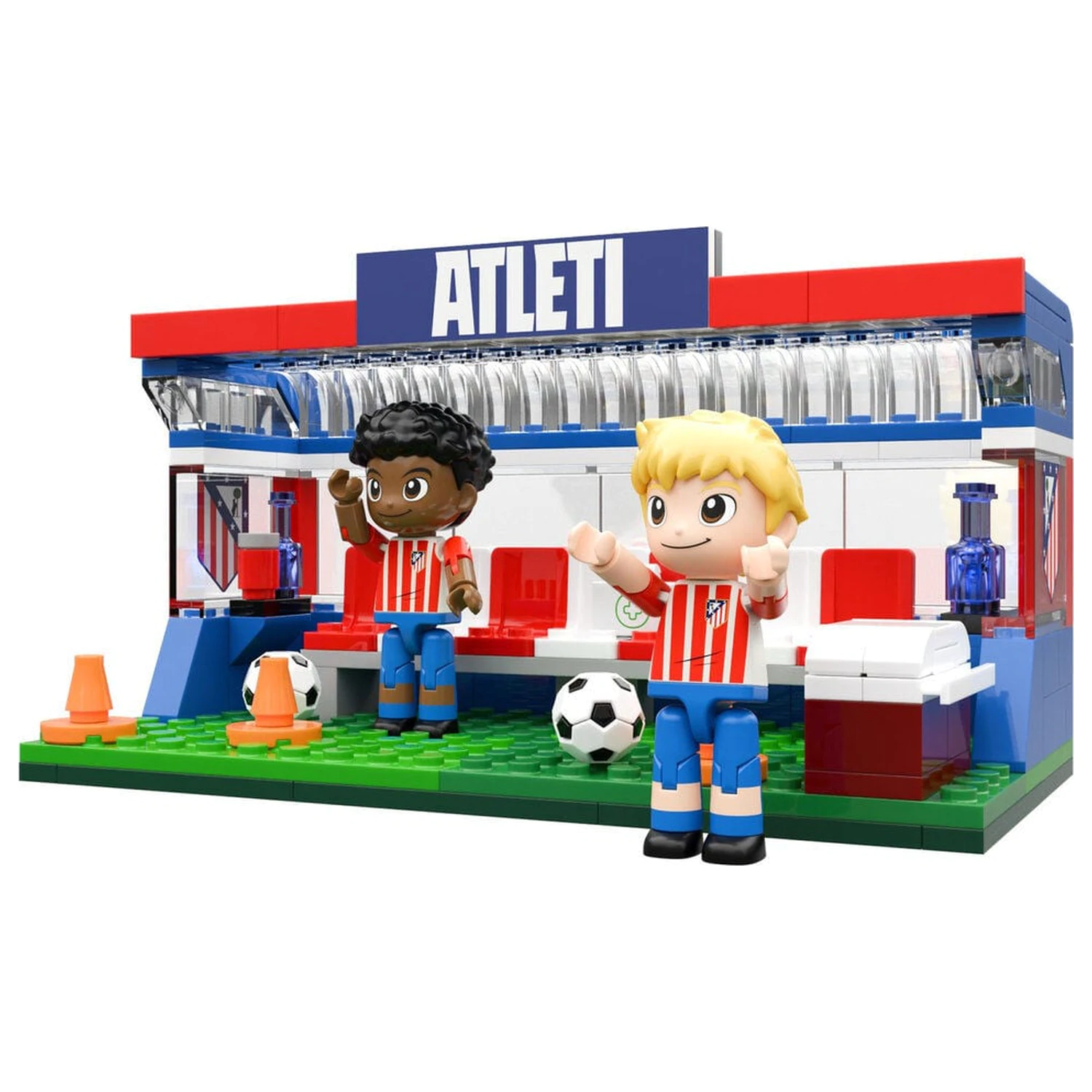 Sada laviček Atletico de Madrid s figurkami 184 kusů fotografii produktu
