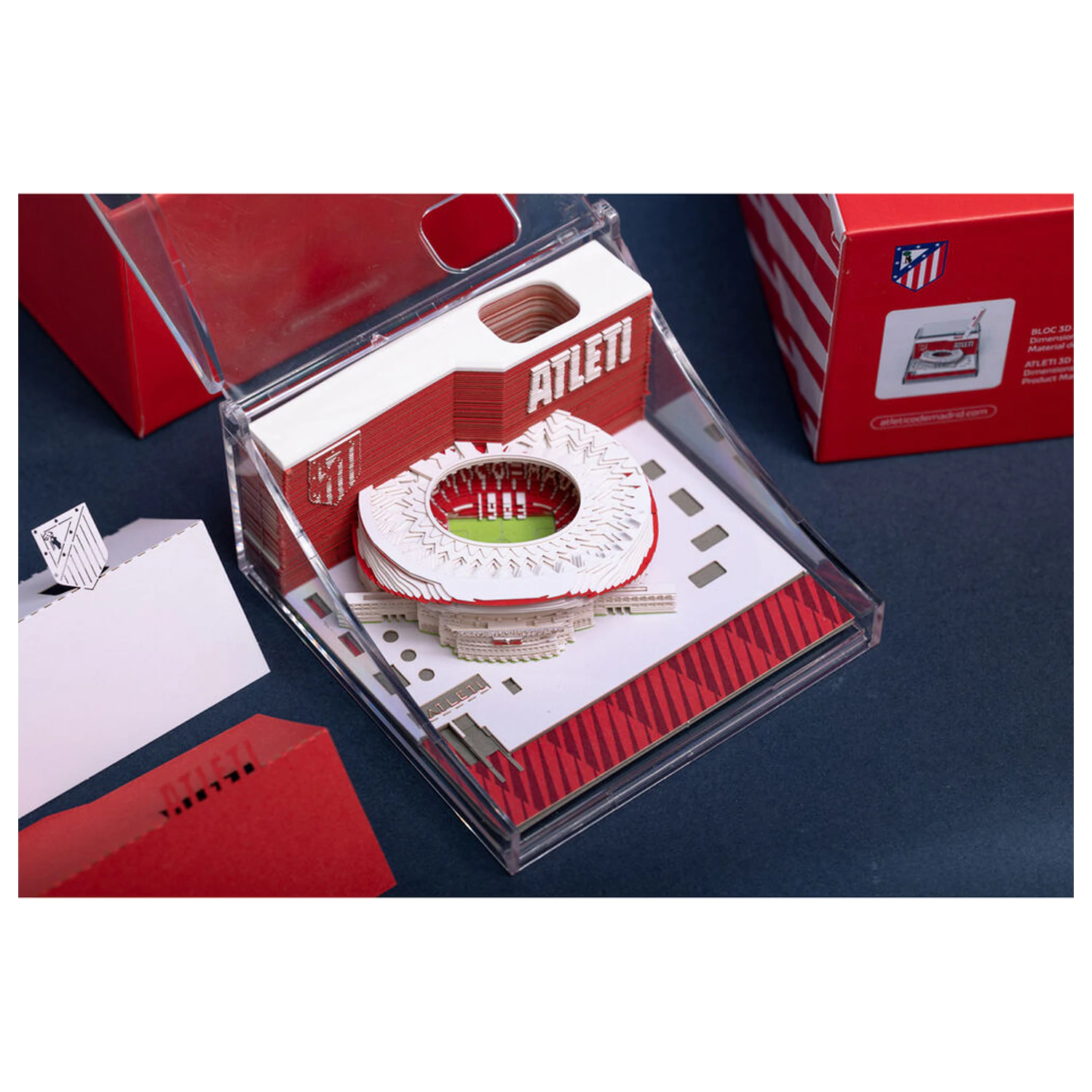 Atletico de Madrid Metropolitano 3D zápisník fotografii produktu