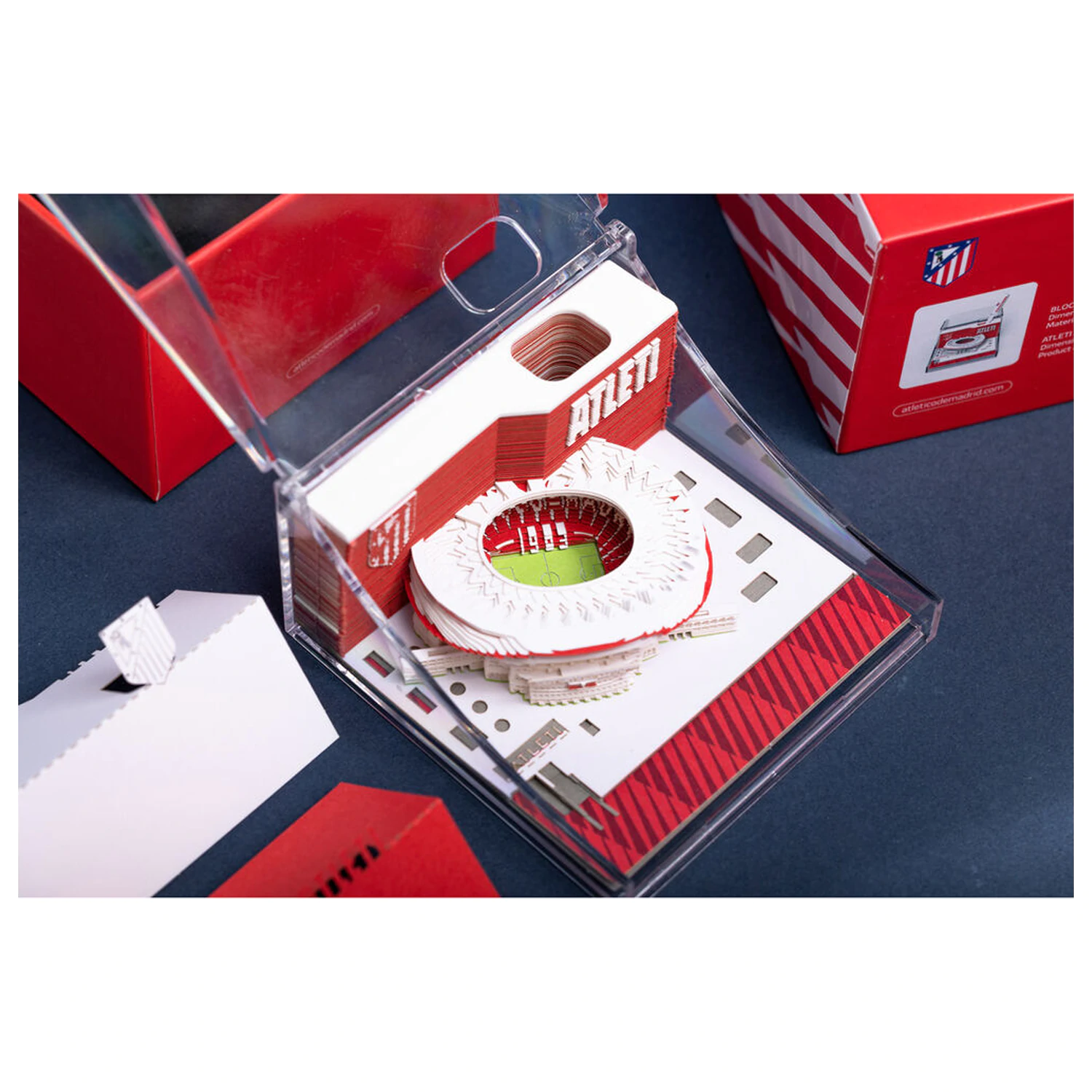 Atletico de Madrid Metropolitano 3D zápisník fotografii produktu