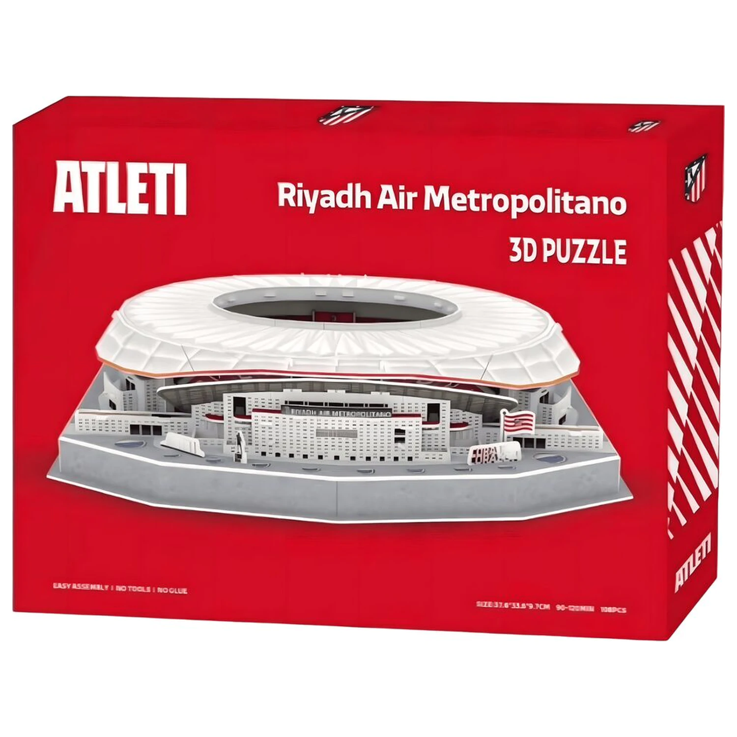 Atletico de Madrid Riyadh Metropolitano 3D stadion puzzle fotografii produktu