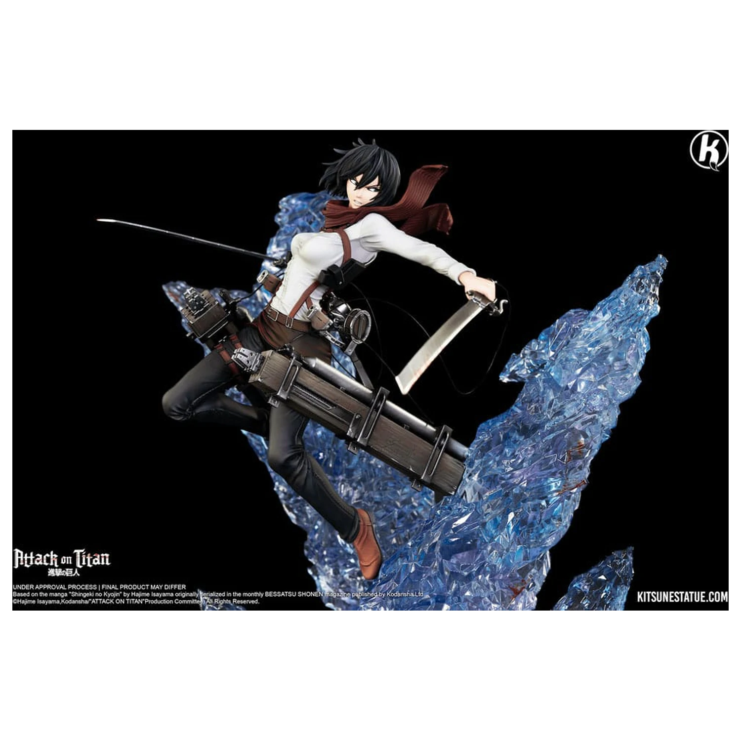 Attack on Titan Soška 1/6 Mikasa Ackerman 39 cm fotografii produktu