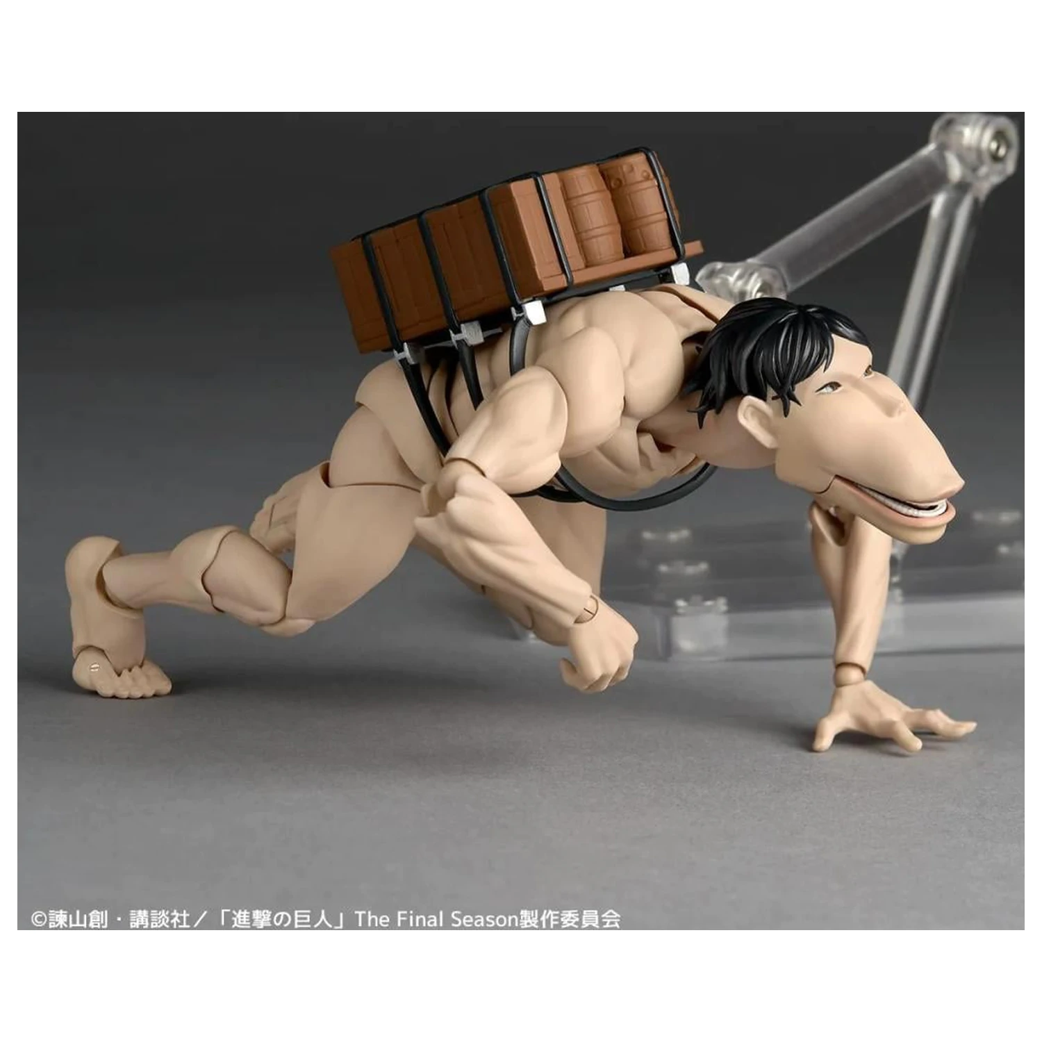 Figurka Attack on Titan Cart Titan Revoltech A.Y. 13 cm fotografii produktu