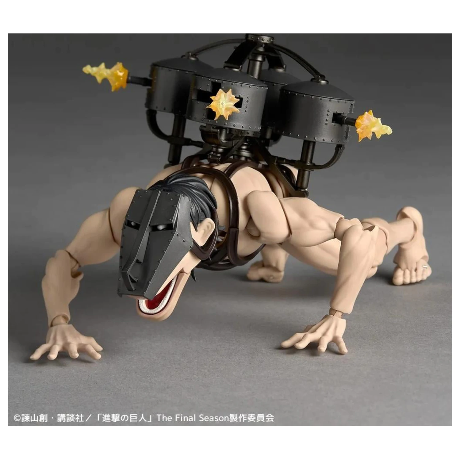 Figurka Attack on Titan Cart Titan Revoltech A.Y. 13 cm fotografii produktu