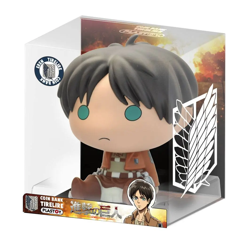 Attack on Titan Chibi Bust Bank Eren 16 cm fotografii produktu