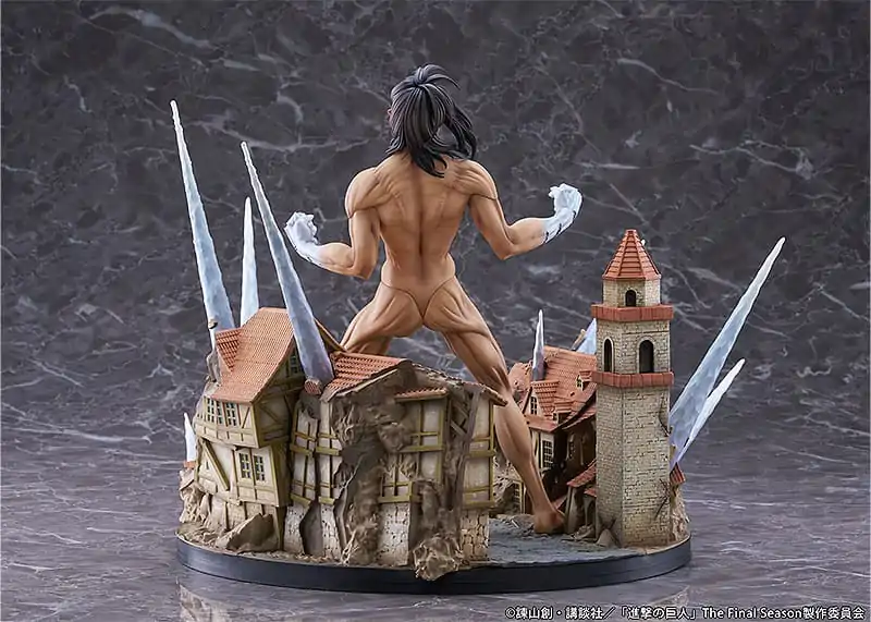 Attack on Titan PVC Socha Eren Jaeger: Attack Titan Ver. -Judgment- 25 cm fotografii produktu