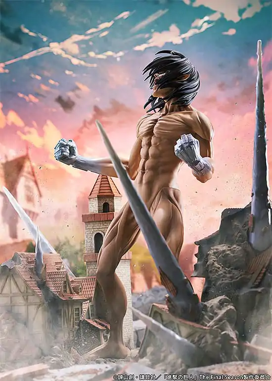 Attack on Titan PVC Socha Eren Jaeger: Attack Titan Ver. -Judgment- 25 cm fotografii produktu