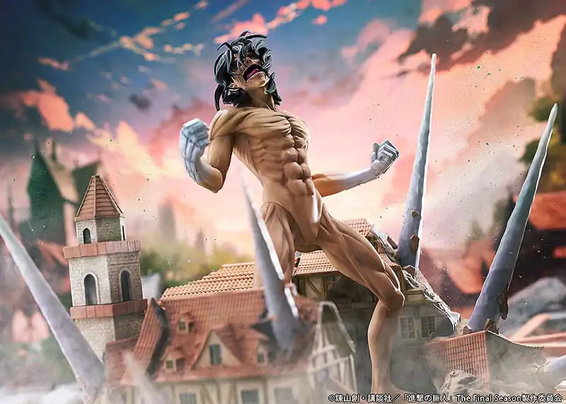 Attack on Titan PVC Socha Eren Jaeger: Attack Titan Ver. -Judgment- 25 cm fotografii produktu