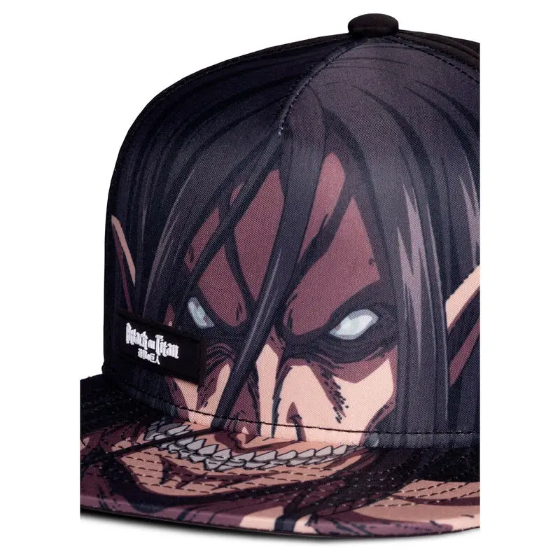 Attack on Titan Snapback Kšiltovka Eren Jaeger Titan fotografii produktu