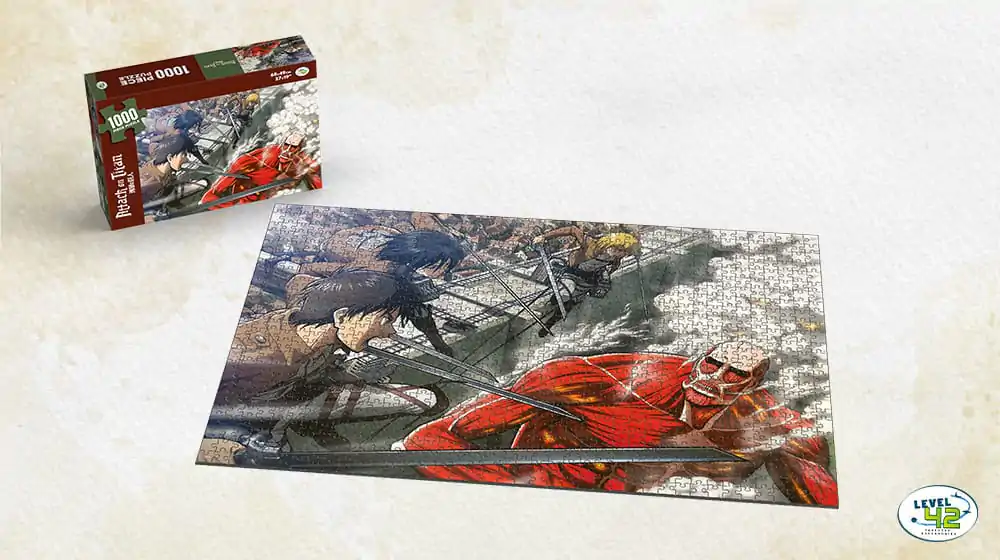 Attack on Titan Puzzle Boj (1000 dílků) fotografii produktu