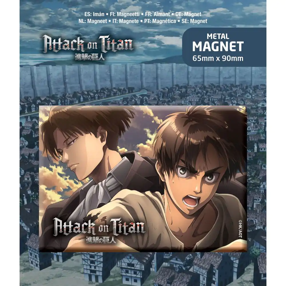 Attack on Titan Magnet na lednici Eren & Levi fotografii produktu