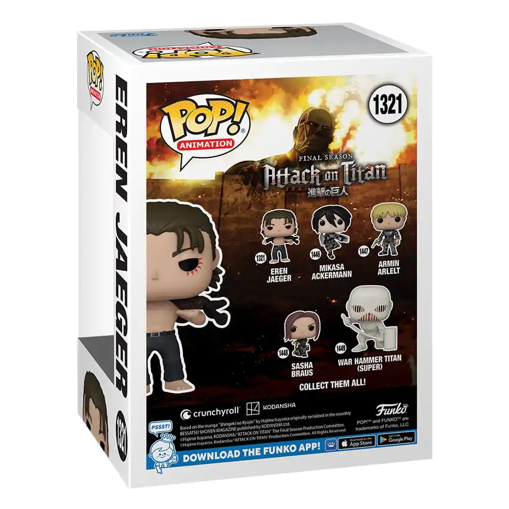 Attack on Titan POP! Animation vinylová figurka Eren Jeager 9 cm fotografii produktu