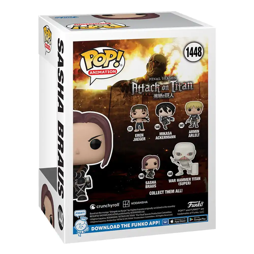 Attack on Titan POP! Animation vinylová figurka Sasha 9 cm fotografii produktu