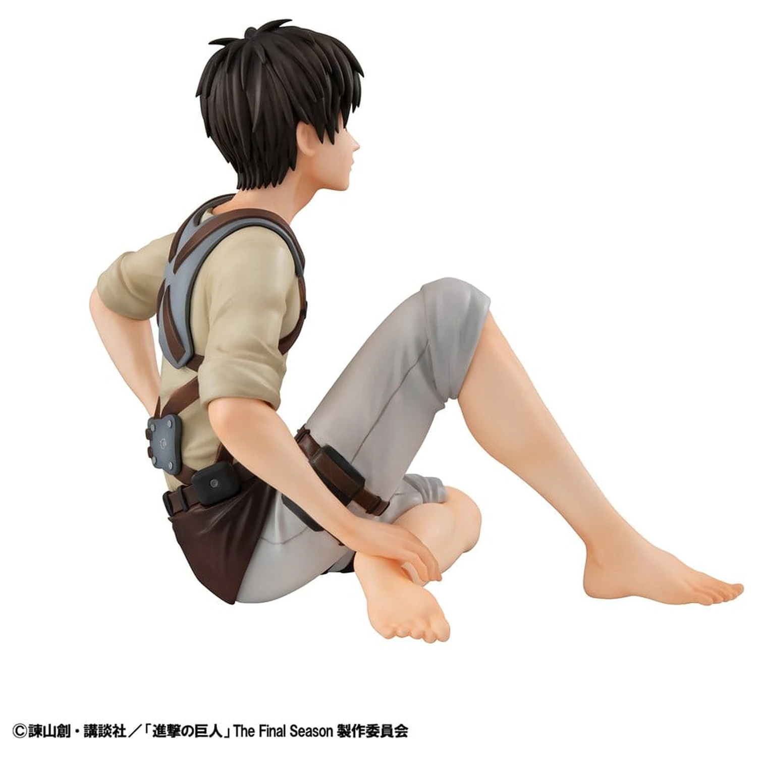 Attack on Titan G.E.M. Series PVC figurky, 2-balení Eren Yeager & Squad Captain Levi Palm Size fotografii produktu