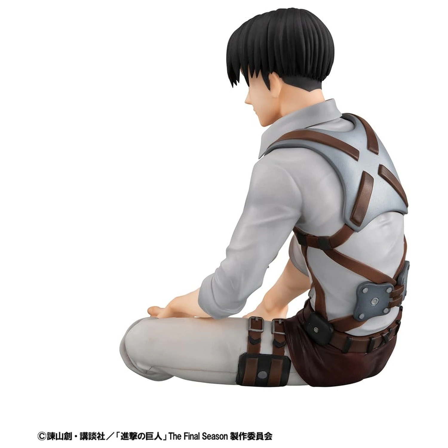 Attack on Titan G.E.M. Series PVC figurky, 2-balení Eren Yeager & Squad Captain Levi Palm Size fotografii produktu