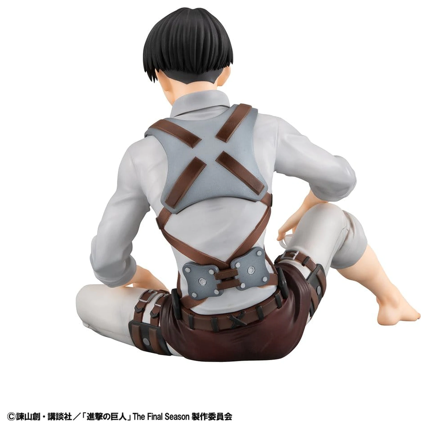 Attack on Titan G.E.M. Series PVC figurky, 2-balení Eren Yeager & Squad Captain Levi Palm Size fotografii produktu