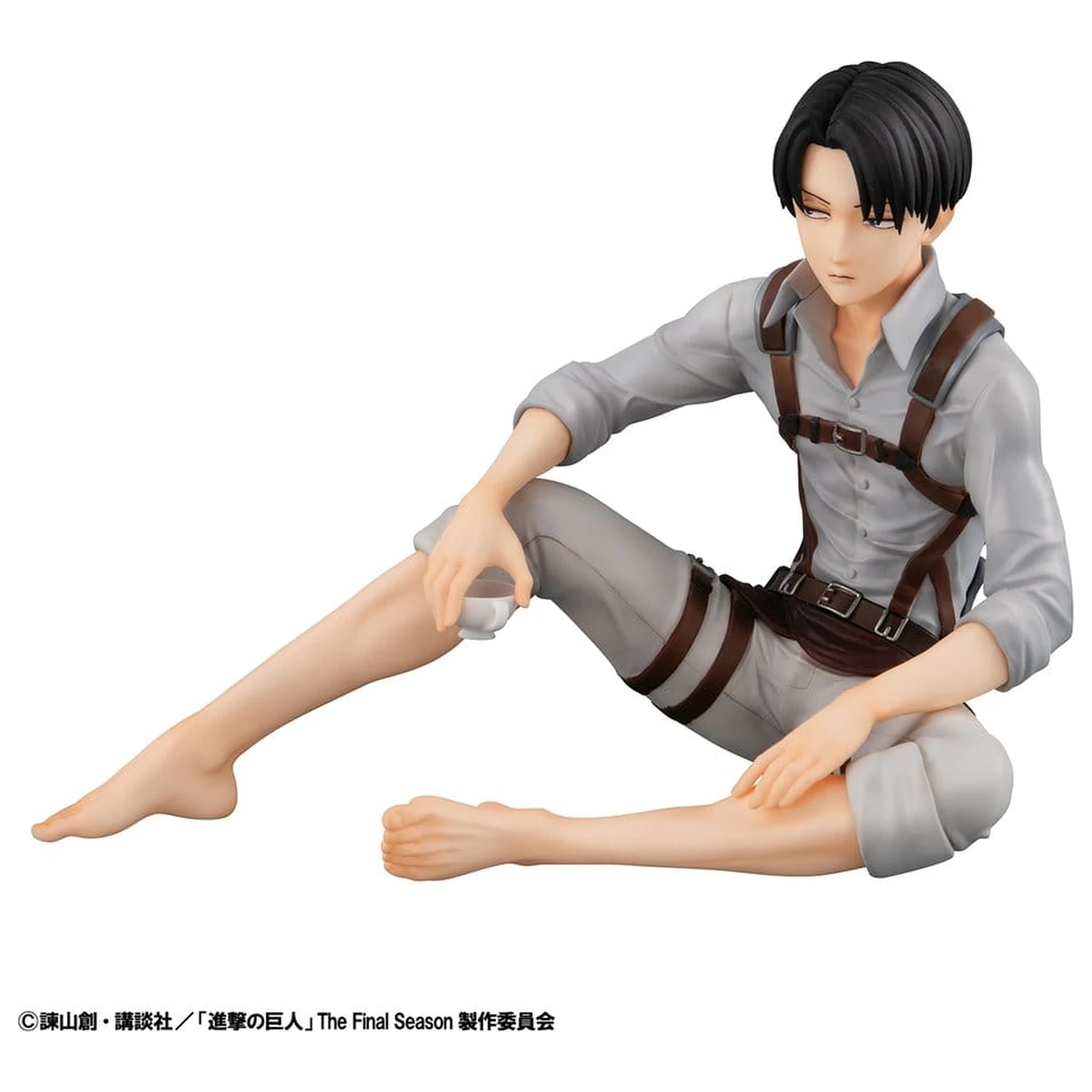 Attack on Titan G.E.M. Series PVC figurka Squad Captain Levi Palm Size 9 cm fotografii produktu