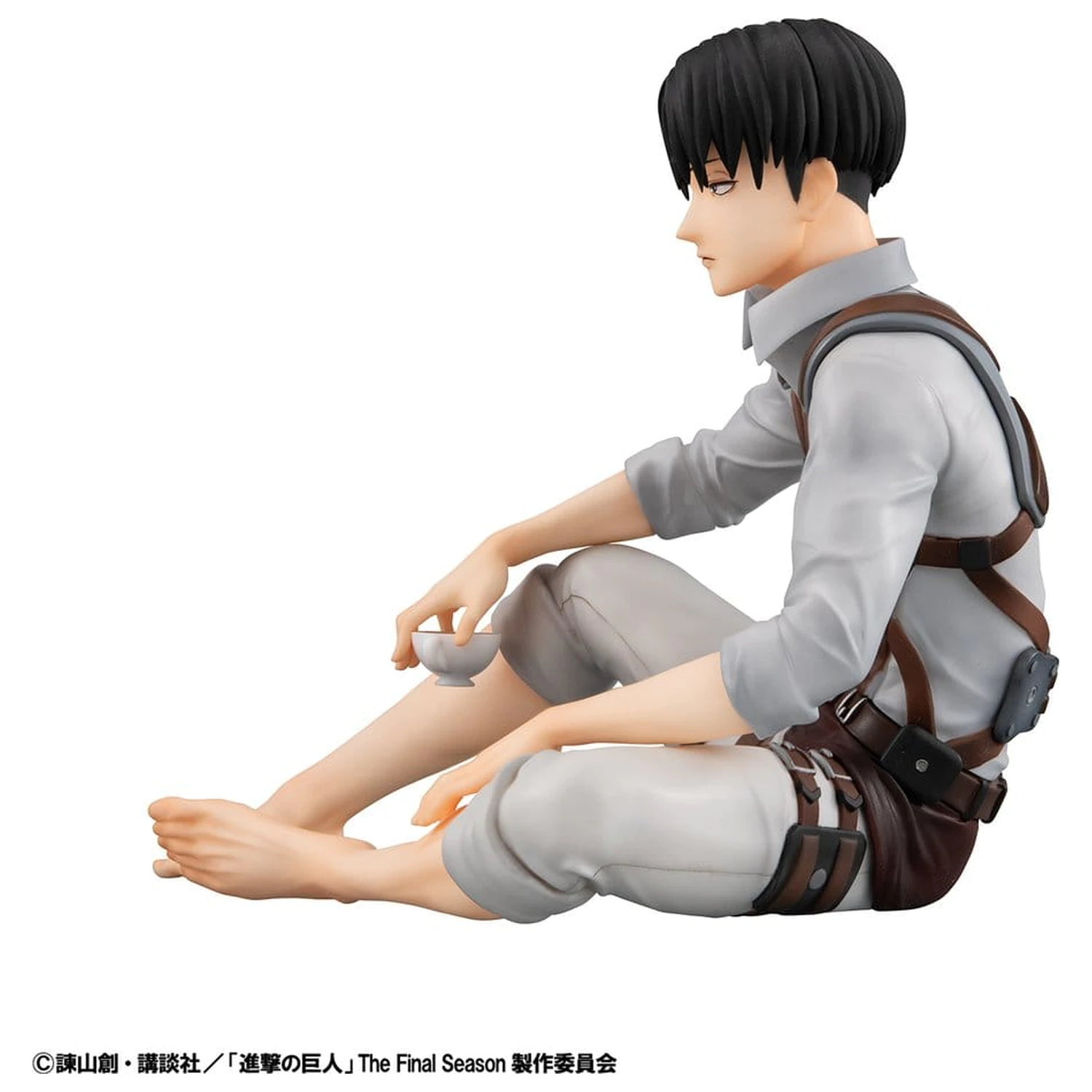 Attack on Titan G.E.M. Series PVC figurka Squad Captain Levi Palm Size 9 cm fotografii produktu