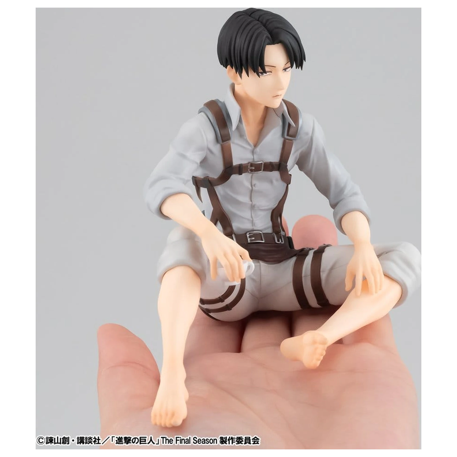 Attack on Titan G.E.M. Series PVC figurka Squad Captain Levi Palm Size 9 cm fotografii produktu