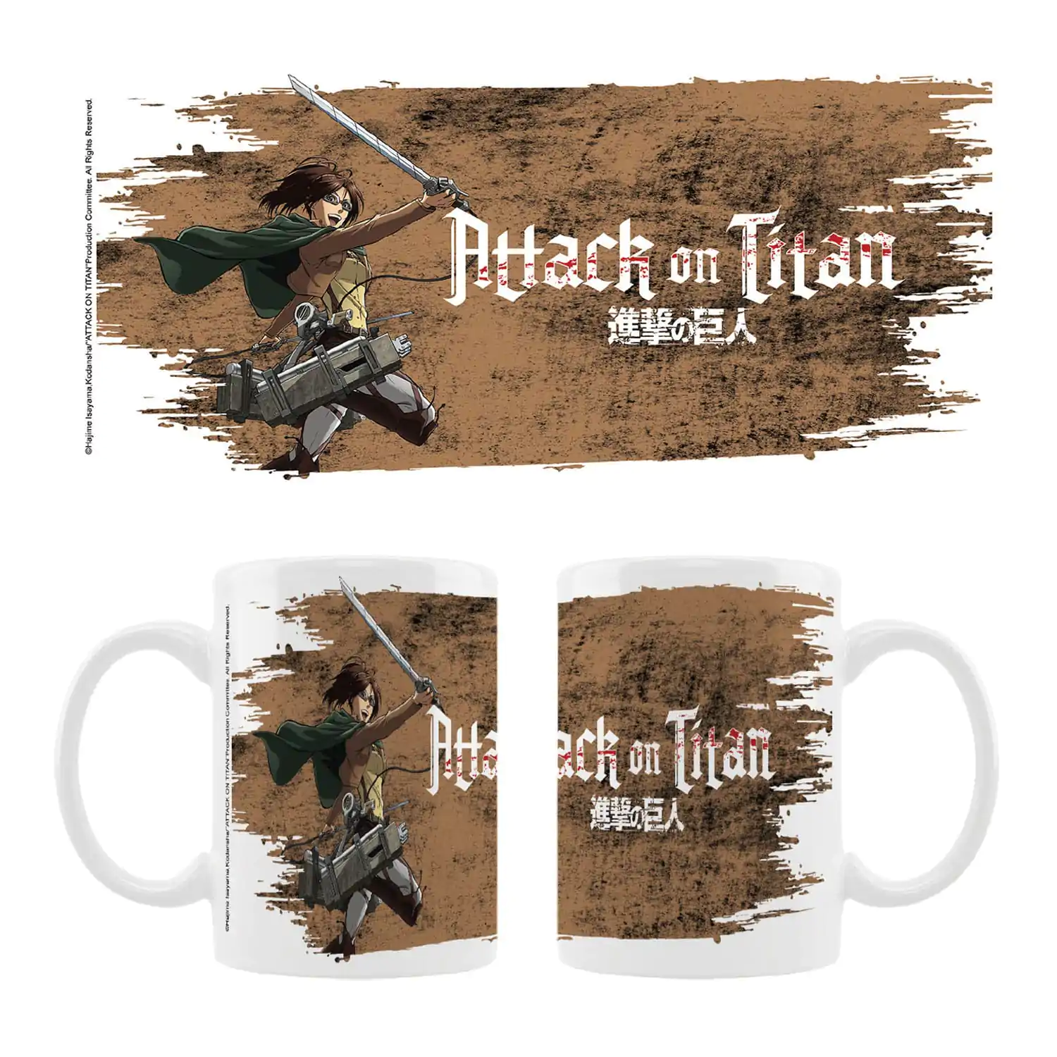 Attack on Titan Keramický Hrnek Hange fotografii produktu