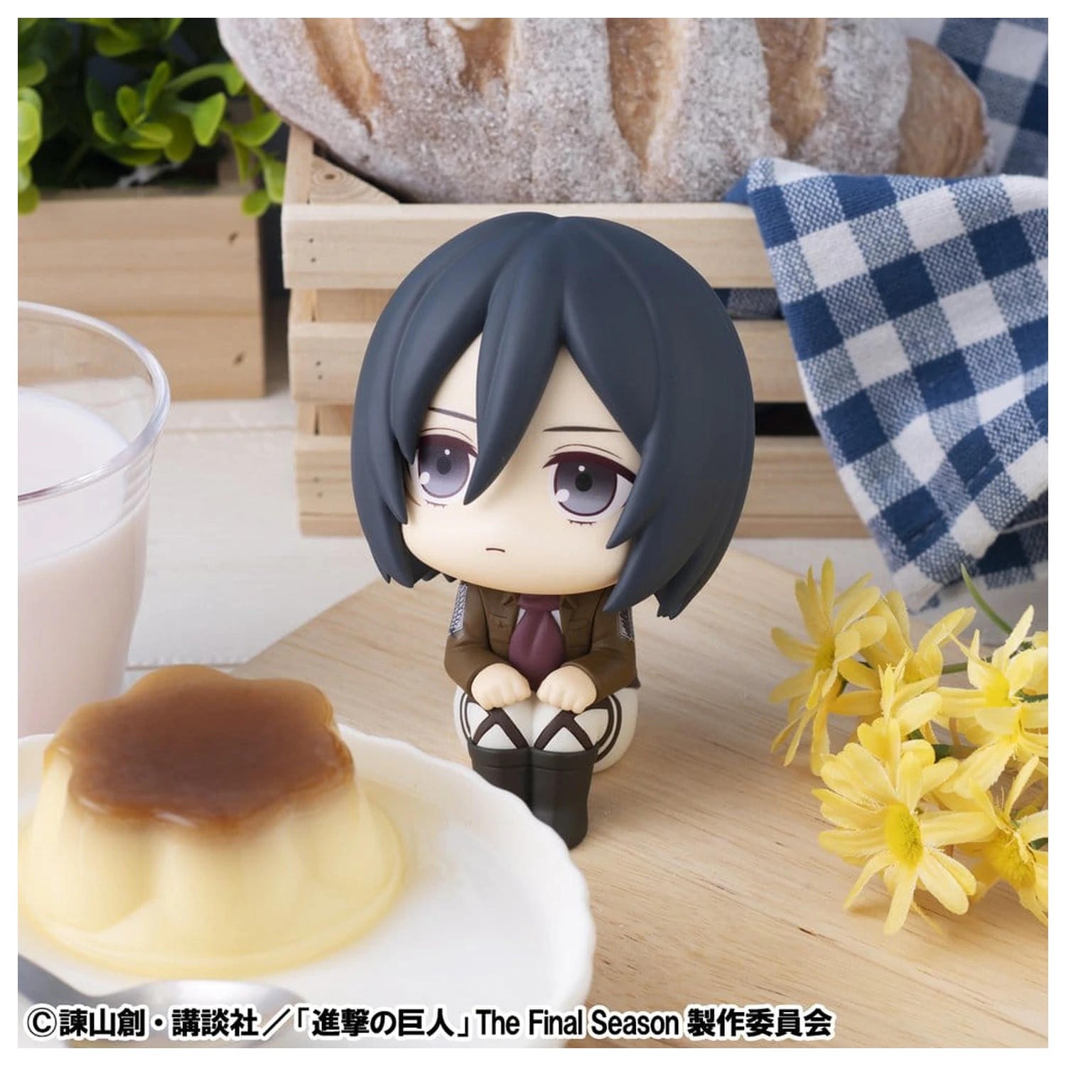 Attack on Titan Look Up PVC Sošky Levi Cleaning up Ver. a Mikasa Ackerman (s dárkem) 11 cm fotografii produktu