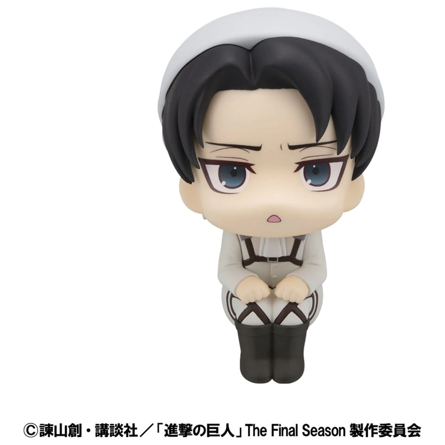 Attack on Titan Look Up PVC soška Levi Cleaning up Ver. 11 cm fotografii produktu