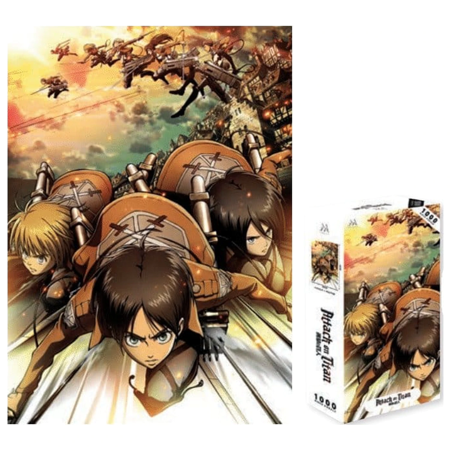 Attack on Titan puzzle (1000 dílků) fotografii produktu