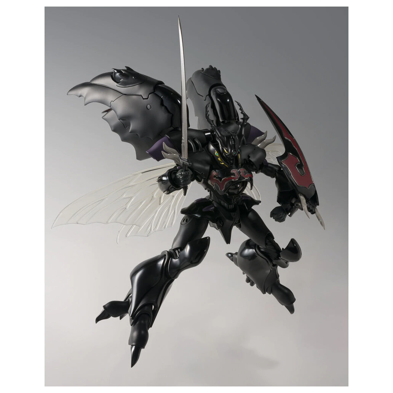Aura Battler Dunbine The Robot Spirits Side AB Zwarth HD figurka 18cm fotografii produktu