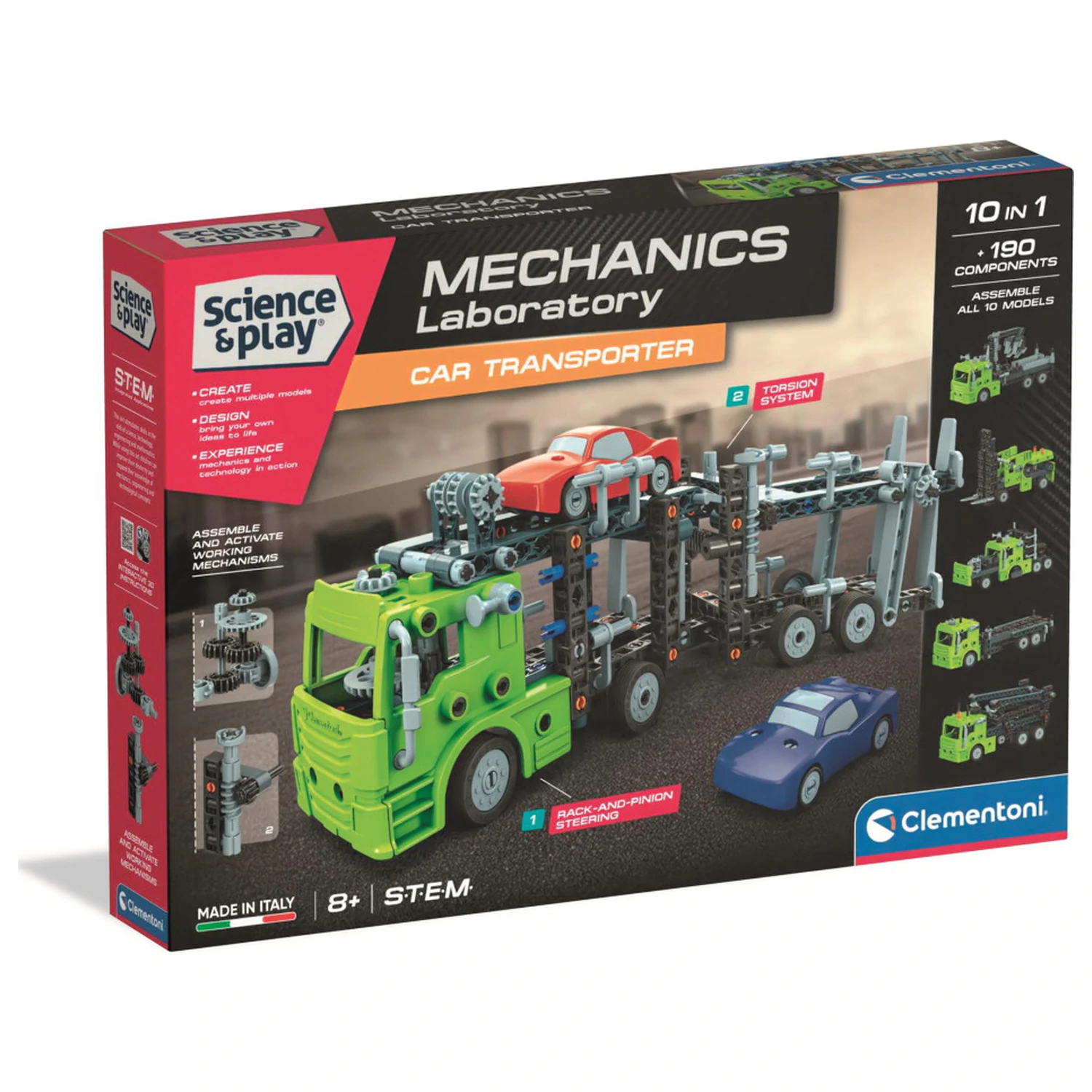 Přepravník aut Mechanika Stavebnice 10 v 1 fotografii produktu