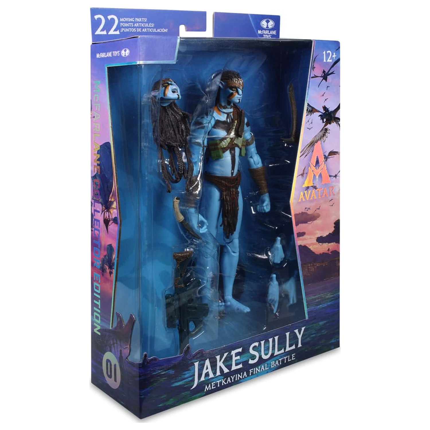 Avatar: Fire and Ash Akční figurka Jake Sully (Metkayina Final Battle) 18 cm fotografii produktu