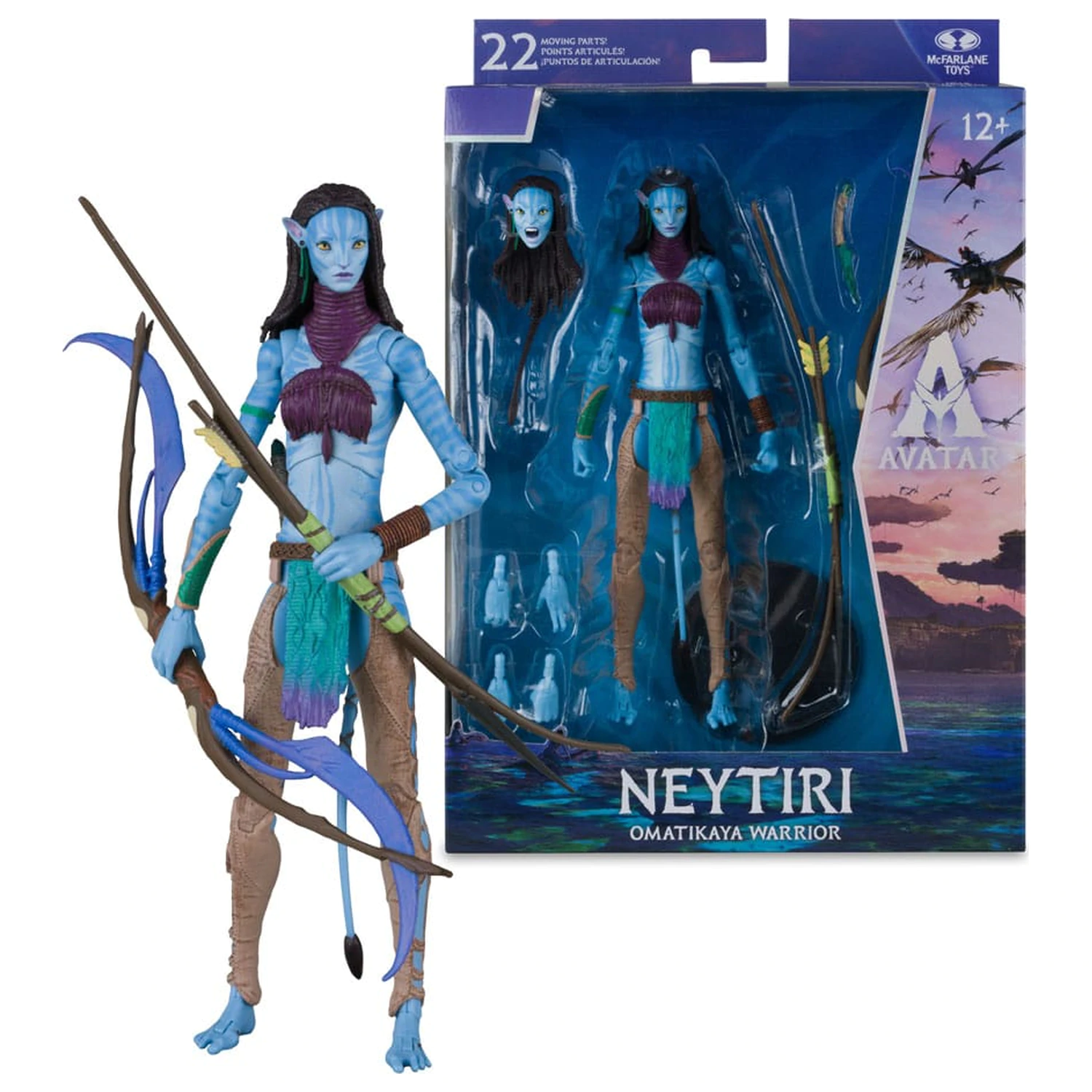 Avatar: Fire and Ash Akční figurka Neytiri (Omatikaya Warrior) 18 cm fotografii produktu