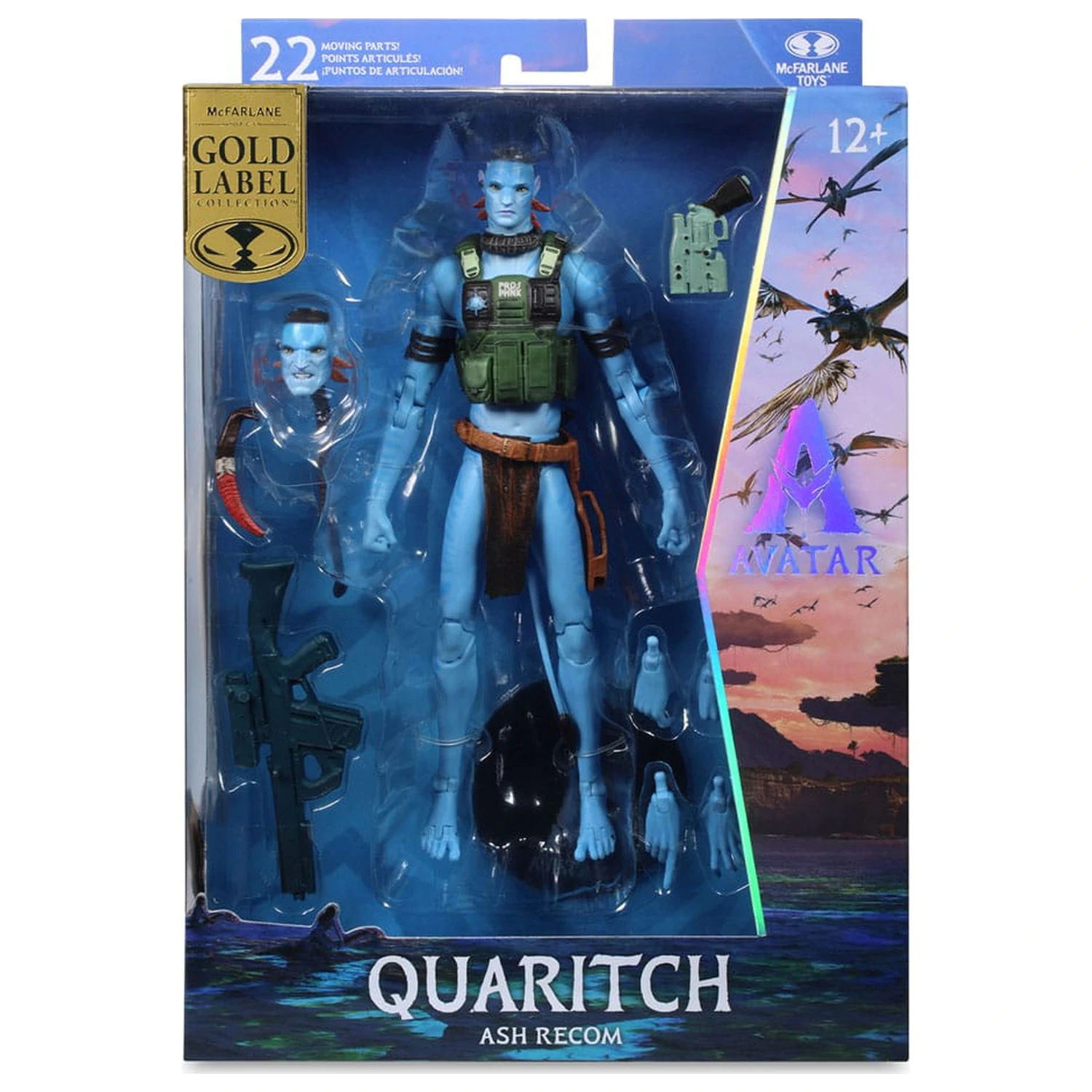 Avatar: Fire and Ash Akční figurka Quaritch (Ash Recom) (Gold Label) 18 cm fotografii produktu