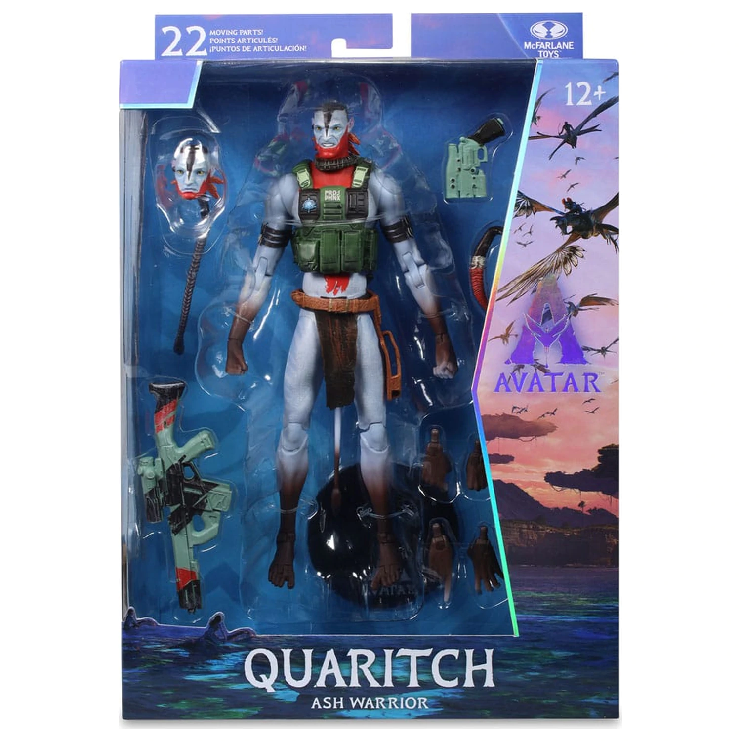 Avatar: Fire and Ash Akční figurka Recom Quaritch (Ash Warrior) 18 cm fotografii produktu