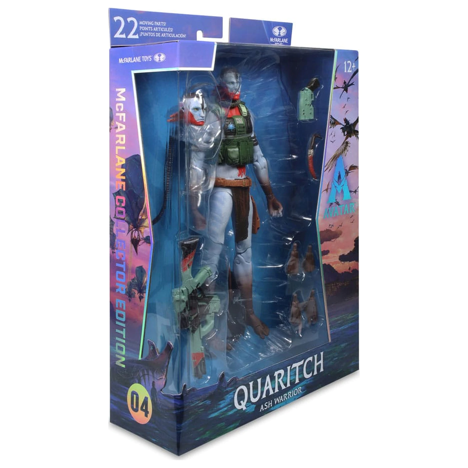 Avatar: Fire and Ash Akční figurka Recom Quaritch (Ash Warrior) 18 cm fotografii produktu