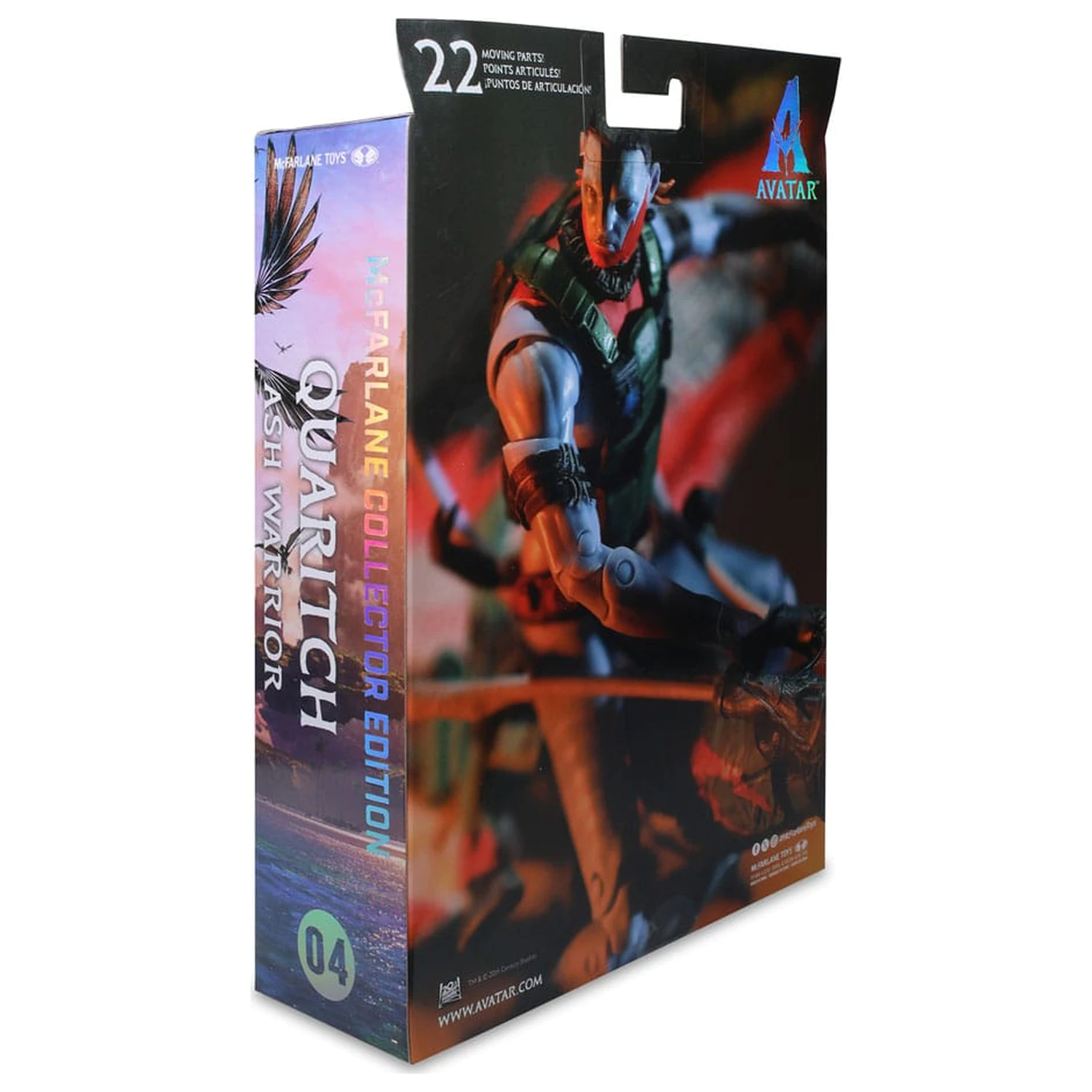 Avatar: Fire and Ash Akční figurka Recom Quaritch (Ash Warrior) 18 cm fotografii produktu