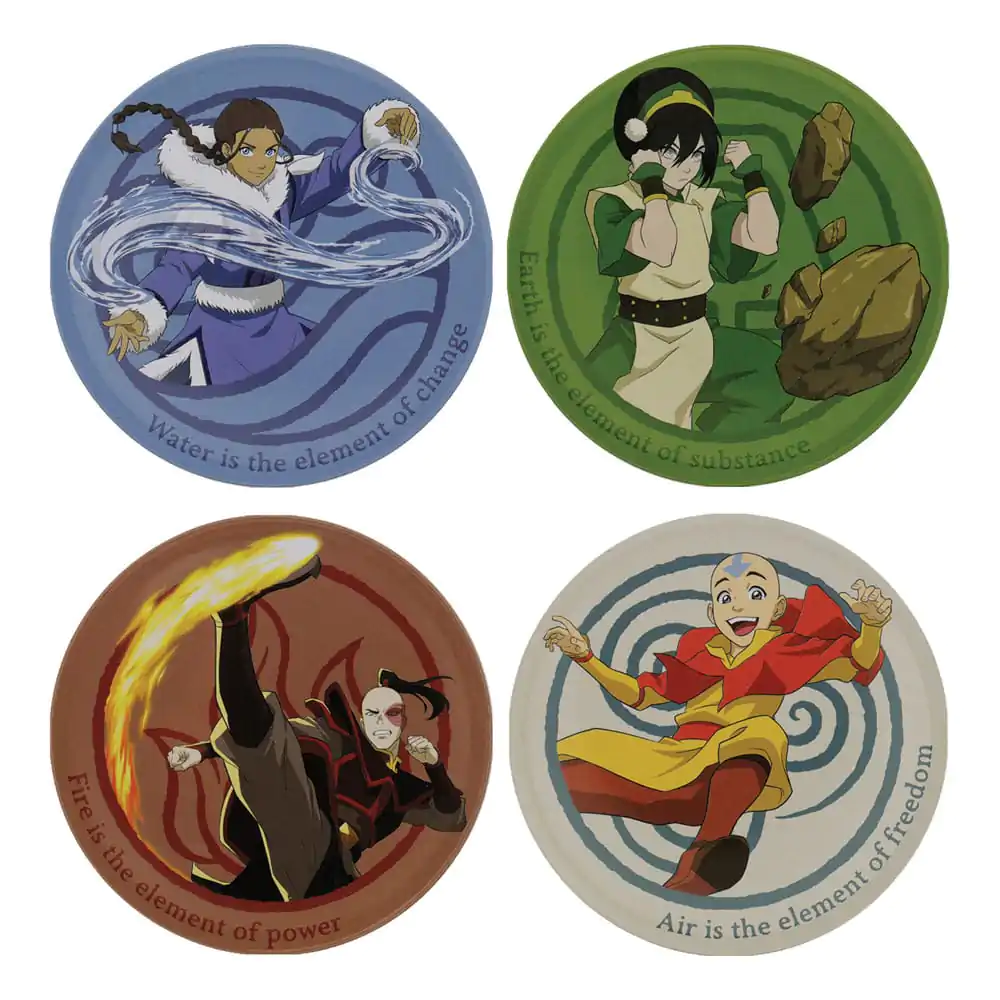 Avatar The Last Airbender Podtácky 4-Pack fotografii produktu