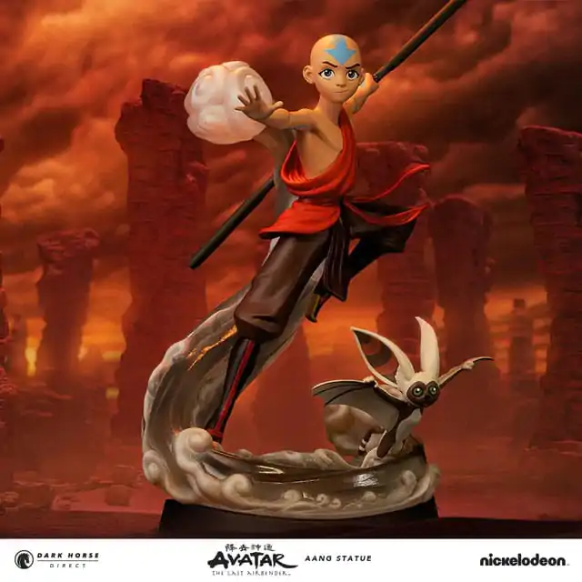 Avatar The Last Airbender PVC socha Aang & Momo 30 cm fotografii produktu