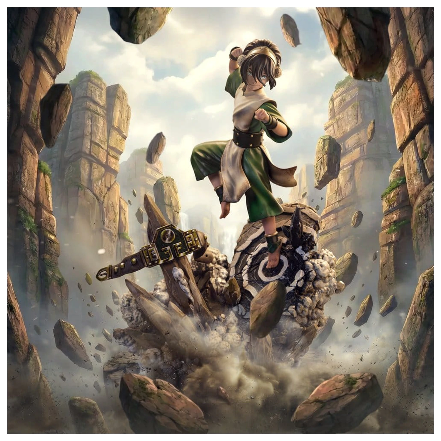 Avatar: The Last Airbender Art Scale Socha 1/10 Toph 20 cm fotografii produktu