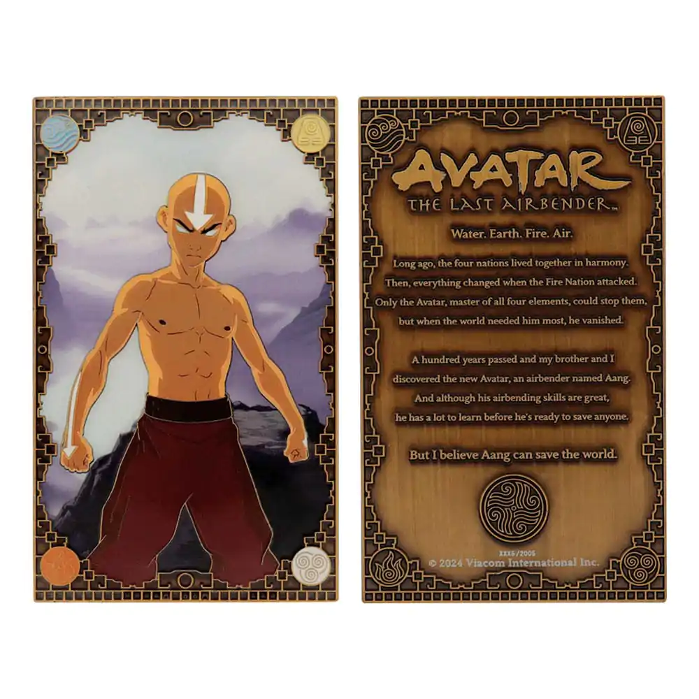 Avatar The Last Airbender Ingot Aang Limitovaná Edice fotografii produktu