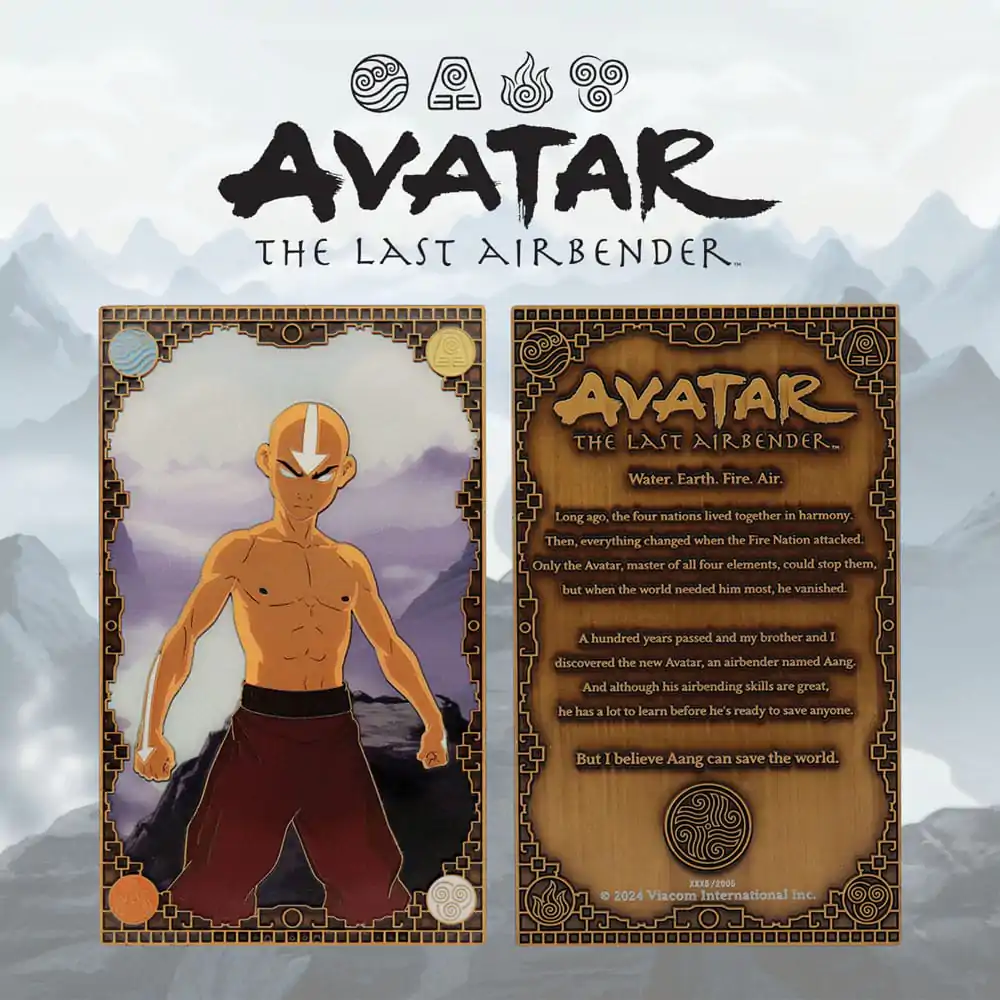 Avatar The Last Airbender Ingot Aang Limitovaná Edice fotografii produktu