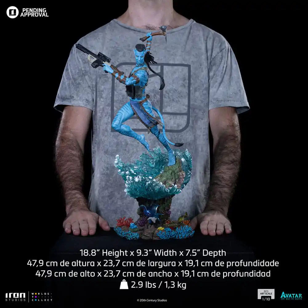 Avatar: The Way of Water BDS Art Scale socha 1/10 Lizard 21 cm fotografii produktu