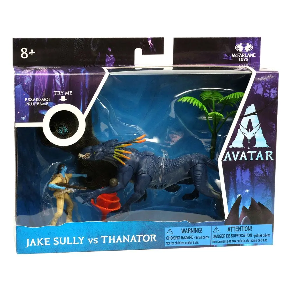 Avatar W.O.P Deluxe akční figurka střední velikosti a vozidlo Jake vs Thanator fotografii produktu