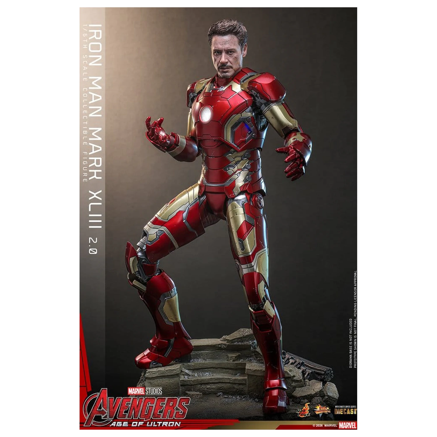 Avengers: Age of Ultron Movie Masterpiece Odlitek Akční figurka 1/6 Iron Man Mark XLIII (2.0) 32 cm fotografii produktu