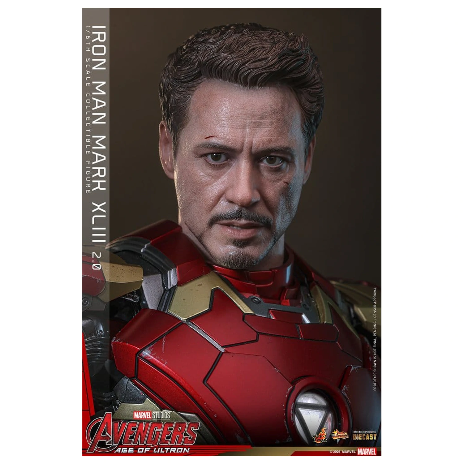 Avengers: Age of Ultron Movie Masterpiece Odlitek Akční figurka 1/6 Iron Man Mark XLIII (2.0) 32 cm fotografii produktu