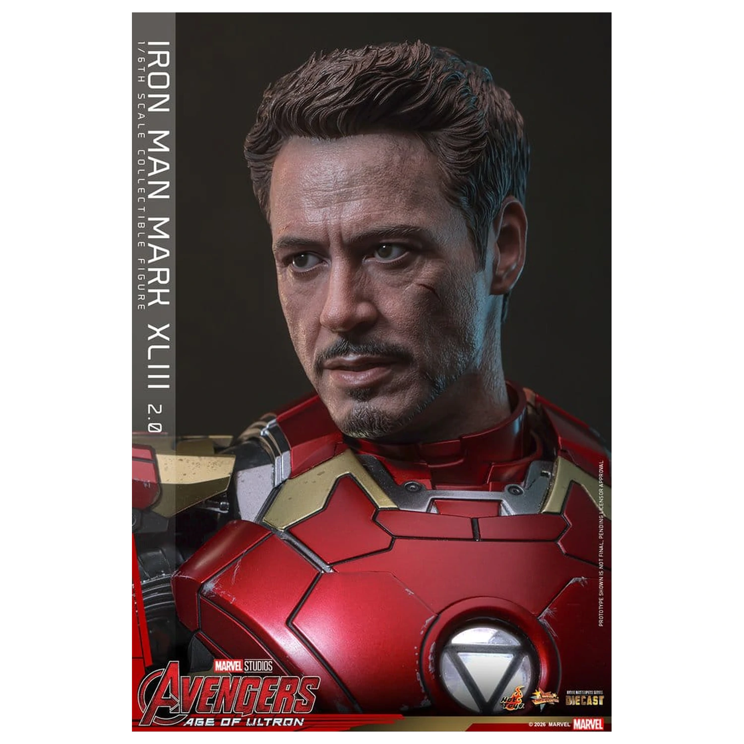 Avengers: Age of Ultron Movie Masterpiece Odlitek Akční figurka 1/6 Iron Man Mark XLIII (2.0) 32 cm fotografii produktu