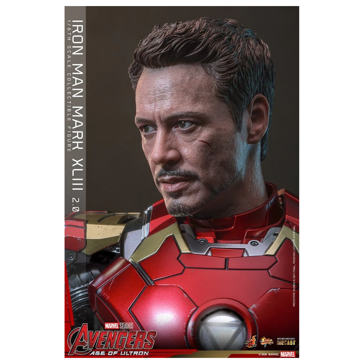 Avengers: Age of Ultron Movie Masterpiece Odlitek Akční figurka 1/6 Iron Man Mark XLIII (2.0) 32 cm fotografii produktu