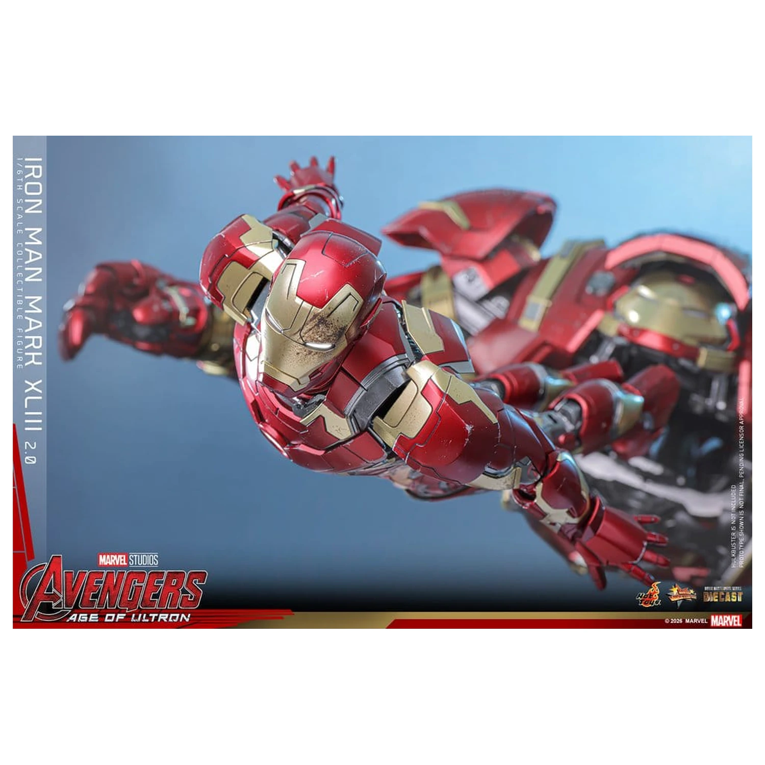 Avengers: Age of Ultron Movie Masterpiece Odlitek Akční figurka 1/6 Iron Man Mark XLIII (2.0) 32 cm fotografii produktu